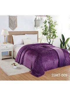 Buy 1 Piece Soft Bed Polyester Blanket king Size 200*220 cm in Saudi Arabia