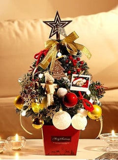 اشتري Mini Christmas Tree Glowing Decoration DIY 45cm في السعودية