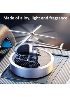 Buy Car Aromatherapy Air Freshener Helicopter Aircraft Decoration Solar Car Perfume in UAE