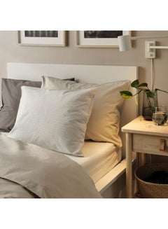 Buy Pillowcase, white/dark grey, 50x80 cm in Saudi Arabia
