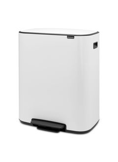 اشتري BRABANTIA Pedal Bin, with 1 Inner Bucket, 60 litres - White في الامارات