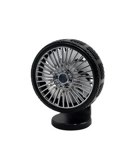 اشتري Car Air Outlet Fan, 3-Speed ​​Car Tire Fan, Portable Desktop Mount Fan, 360 Degree Rotation Clip-on Car Fan, USB Car Air Outlet Fan في مصر