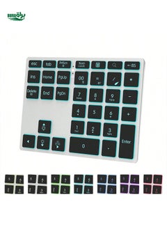 Buy JOMAA JOMAA 2.4G Wireless Both Wired Numeric Keypad Wireless Rechargeable Numpad Keyboard Silver Number Keyboard For Laptop IPad Computer  Windows in UAE