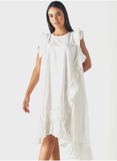 اشتري Ruffle High Low Dress في السعودية