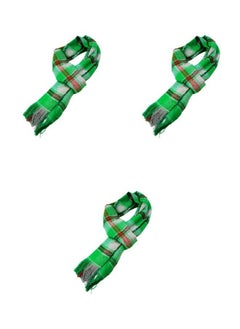 Buy Green Christmas scarf 130*19cm in Egypt