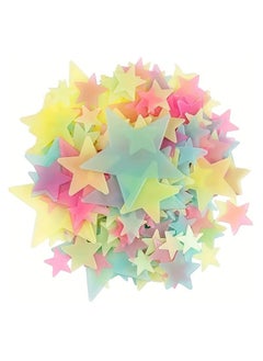 Buy 100 Glow in the Dark Stars, Fluorescent Wall and Ceiling Star Stickers to Make Your Bedroom Twinkle Like the Night Sky, Bedroom Decor, Home Decor in Saudi Arabia