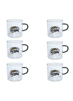 Buy 6 pices, glasses cup for espresso, coffee, 100 ml in Egypt