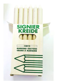 Buy 12 PCS SIGNIER MARKING CRAYON WHITE in UAE