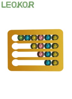 Buy Coffee Capsule Holder, Wall Mounted Gold Coffee Pods Holder for Space Saving Storage and Easy Access, Kitchen Must-haves in Saudi Arabia