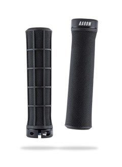 Buy Enduro Mtb Bicycle Grips Nonslip Rubber Sporty Handlebar Grips Including Lockon Ring Grips For Mountain Bike, Bmx, Ebike In Black in UAE