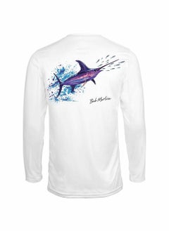 اشتري Bob Marlin Performance Shirt Sword Rebel White-Large في الامارات