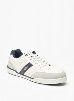 Buy Men's Logo Detail Sneakers with Lace-Up Closure in UAE