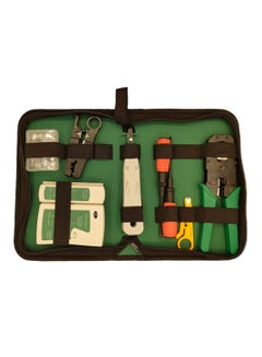 Buy RJ45 Crimping Toolkit, Punch Down Tool rj45 Connectors Network Cable CAT5 CAT5e CAT6 Tester, Ethernet Crimper Wire Stripper Plier Screwdriver with RJ11/RJ12/RJ45 Connectors in UAE