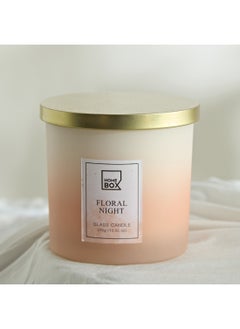 Buy Garden Floral Night Wax Filled Candle with Metal Lid 380 g in UAE