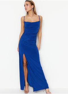 اشتري Saks Knitted Long Evening Evening Dress TPRSS22AE0112 في مصر