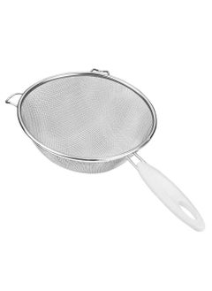 Buy Stainless Steel Strainer Moon, 10 cm-Silver,White in UAE