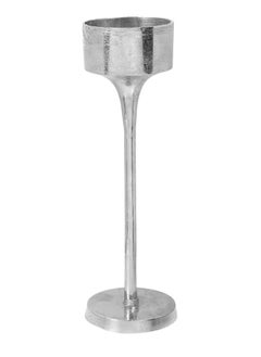 اشتري Lorin Taper Candle Holder, Silver & Walnut – Small في الامارات