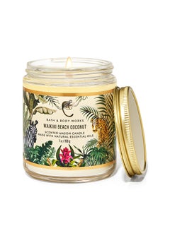 Buy Waikiki Beach Coconut Single Wick Candle in UAE