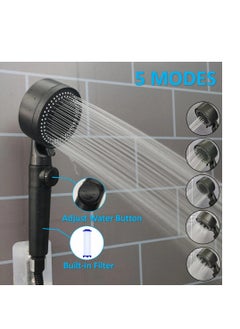 Buy High Pressure Shower Head - Easy To Switch Between 5 Speeds - Water Saving in Egypt