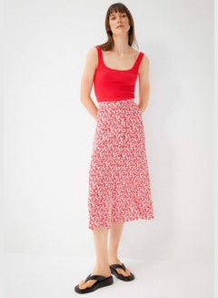Buy Woman A Line Woven Skirt in UAE