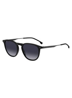 Buy Men's UV Protection Sunglasses Boss 1639/S Black 44.3 - Lens Size: 52 Mm in UAE