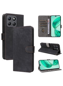 Buy Phone Case for Honor X8b with RFID Security Protection Flip PU Leather Wallet Case with Card Holder Shockproof Protective Cover in Saudi Arabia