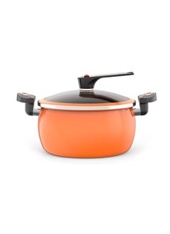 Buy 7L Multifunctional Enamel Micro Pressure Cooker Soup Pot and Stew Pot in UAE