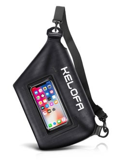 Buy Waterproof Bag, Outdoor Sport Crossbody Bag Cell Phone Dry Bag with Waist Strap, Screen Touch Sensitive Keep Your Valuables Dry Perfect for Cycling Swimming Snorkeling Boating Kayaking Beach Pool Park in Saudi Arabia