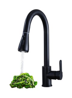 Buy Black Kitchen Faucet with Pull Down Sprayer, Kitchen Sink Faucet with Pull Out Sprayer Fingerprint Resistant Single Hole Single Handle Stainless Steel Rv Kitchen Faucets Matte Black in Saudi Arabia