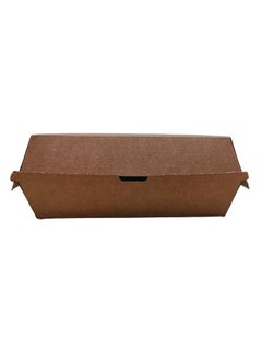 اشتري Kraft Brown Hot Dog Box Compostable Clamshell Containers 220 Pcs في الامارات