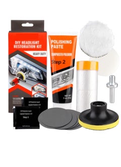 Buy Head light Repair Headlamp Restoration Kit, DIY Headlamp Brightener Car Care Repair kit, Head Lense Clean, Reliable Car Headlight Restoration Kit, for Cars Bikes Motorcycles Car Repair Tool in UAE