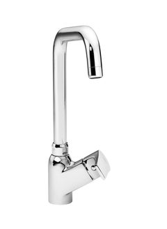 Buy Kitchen Sink Faucet Deck Mounted Single Lever Mixer  Chrome in Saudi Arabia