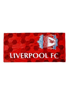 Buy Liverpool Football Club Bath and Beach Towel Red in Saudi Arabia