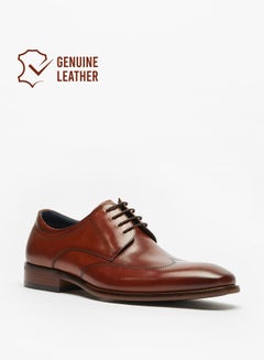 Buy Men Solid Lace Up Derby Shoes in Saudi Arabia