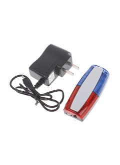 Buy backside clip fixing red blue flashing strobe led safety lamp shoulder warning light for USB charging cable in Egypt