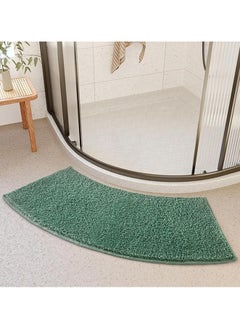 Buy Bath Mat Super Absorbent Bathtub Mat with Non-Slip Anti Slip Bathroom Floor Mats and Quick Dry Bath Rug Thickened Soft Easier Clean Carpet 40 By 100 CM Curved in UAE