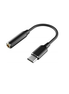 Buy Usb C Headphone Jack Adapter Black in Egypt