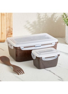 اشتري Bios 3-Piece Lunch Box Set 1100 Ml في الامارات