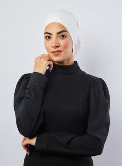 Buy Casual Plain-Basic hijab Off-White in Egypt