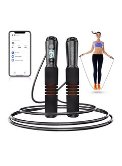Buy RENPHO Smart Jump Rope, Fitness Speed Skipping Rope with APP Data Analysis, Adjustable Counting Digital Workout Jump Ropes for Gym Crossfit, Jumping Rope Counter for Exercise for Men Women Kids Girls in UAE