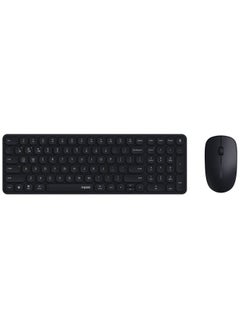 اشتري Rapoo 9320M Keyboard & Mouse Combo Set, Multi-Mode Wireless, Bluetooth 3.0, 4.0 & 2.4 GHz, Spill Resistant Keyboard, Ergonomic Design1300 DPI Optical Mouse, Dark Grey | 9320M MK في الامارات