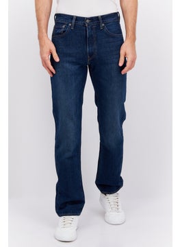 اشتري Men Regular Fit Washed Denim Jeans, Blue في الامارات