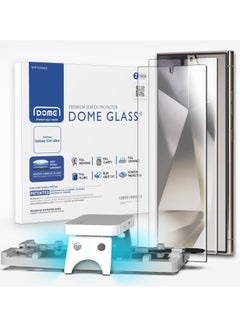 Buy Screen Protector for Galaxy S24 Ultra UV Lamp [9H Tempered Glass, Bubble Free, Installation Kit] - 2 Pack in Saudi Arabia