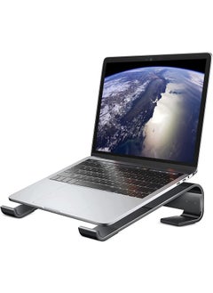 Buy Laptop Stand for Desk, MacBook Stand Sturdy Laptop Riser, Ventilated Ergonomic Aluminum Laptop Holder Compatible with 12 13 15.6 17 Inch MacBook Pro Air/HP/Dell, Work Cooling Computer Stand. in UAE