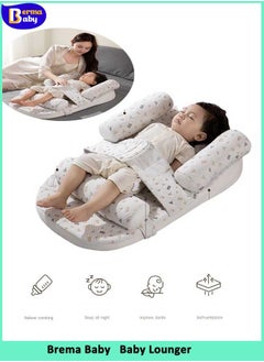 Buy Baby Lounger With Sleeping Wedge Pillow With Adjustable Height For Newborns in Saudi Arabia