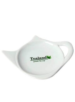 Buy Highly Durable White Porcelain Tea Bag Tray Holder in UAE