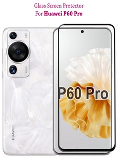 Buy Tempered Glass Screen Protector For Huawei P60 Pro - Black in Saudi Arabia