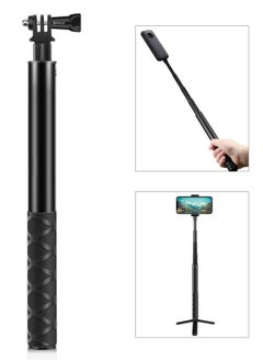 اشتري PULUZ 110cm Metal Selfie Stick Monopod with Invisible Adapter Base & Screw for Insta360 One RS / X2 / X3 في الامارات