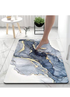 اشتري Bath Mat Rug, Innovative Bathroom Rug Mat, Super Absorbent Quick Dry Rubber Backed Dirt Resistant Bath Rugs Mats, for Bathroom Non Slip Bathroom Rug, Kitchen Comfort Floor Mats في الامارات