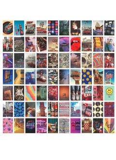 Buy Retro Wall Collage Kit, Collage Kit for Wall Aesthetic, Retro 80s Room Decor Aesthetic Collage Picture, 70 Pcs 4x6'' VintageWall Art Decor Picture, for Teen Girls Boys Room Bedroom Dorm in UAE